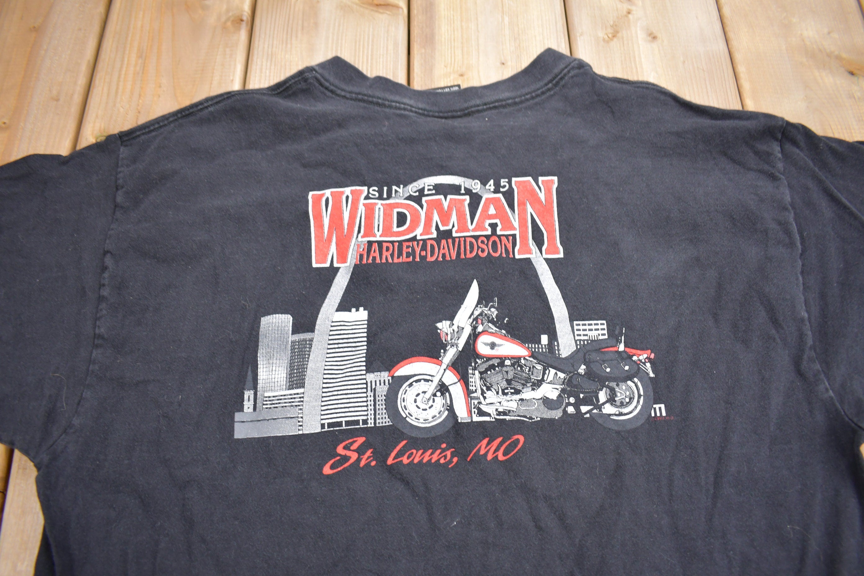 Vintage 2000 Widman Harley Davidson St Louis MO T-Shirt