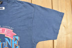 Vintage 1990s Michigan Fame & Fortune Lottery Graphic T Shirt