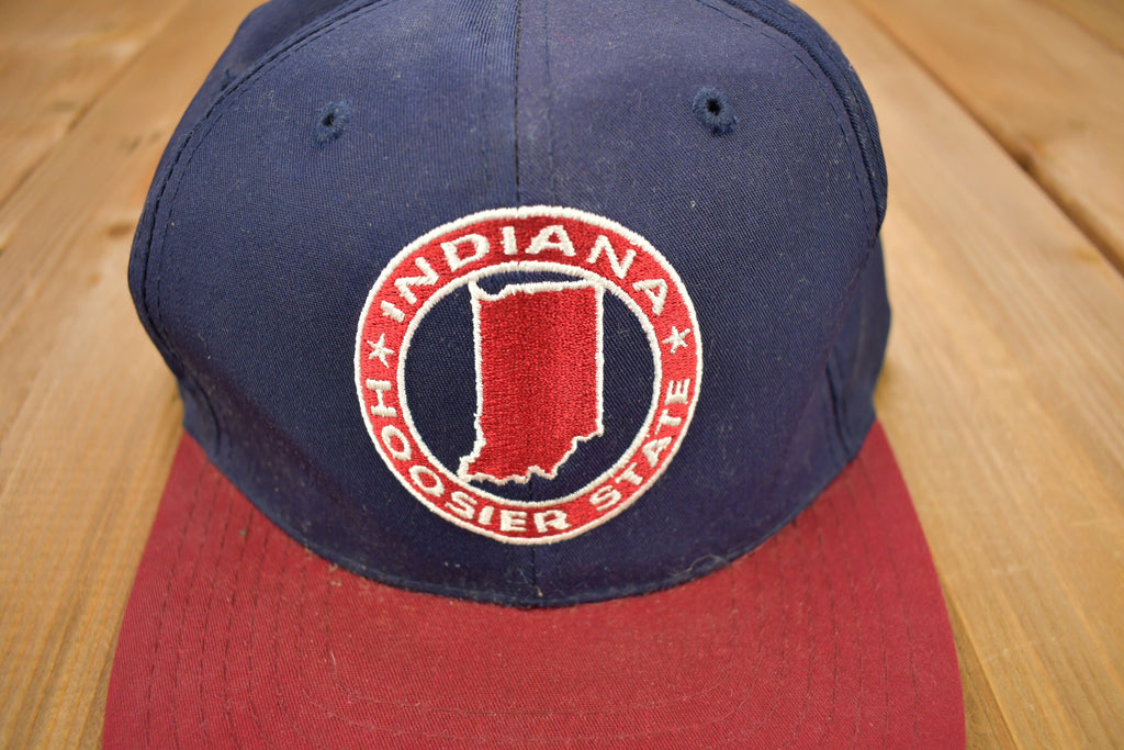Vintage 1990s Indiana Hoosiers Collegiate Snap Back Hat