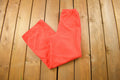 Vintage 1970s Red Plaid Trousers Size 25 x 26.5