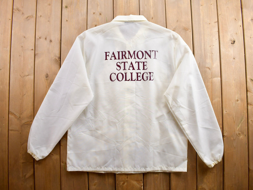Vintage 1990s Fairmont State Holloway Nylon Jacket