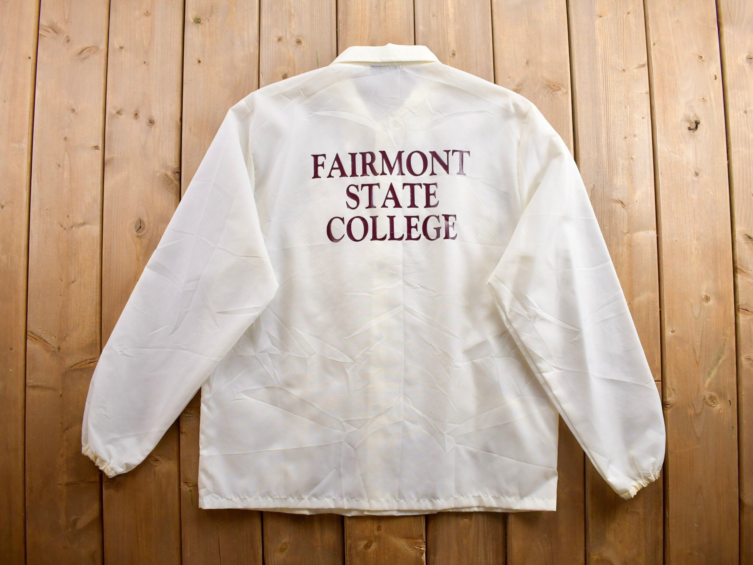Vintage 1990s Fairmont State Holloway Nylon Jacket