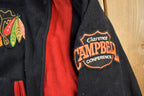 Vintage 1990s NHL Chicago Black Hawks Wool Varsity Jacket