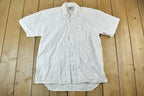 Vintage 1990s Newport Blue Button Up Boating Shirt