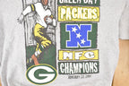 Vintage 1997 Starter Green Bay Packers NFC Championships NFL Crewneck Sweatshirt Mens L