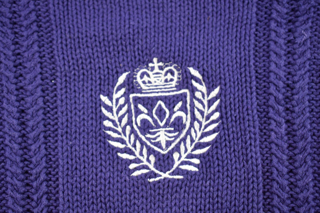 Vintage 1990s Covers Embroidered Knitted Sweater