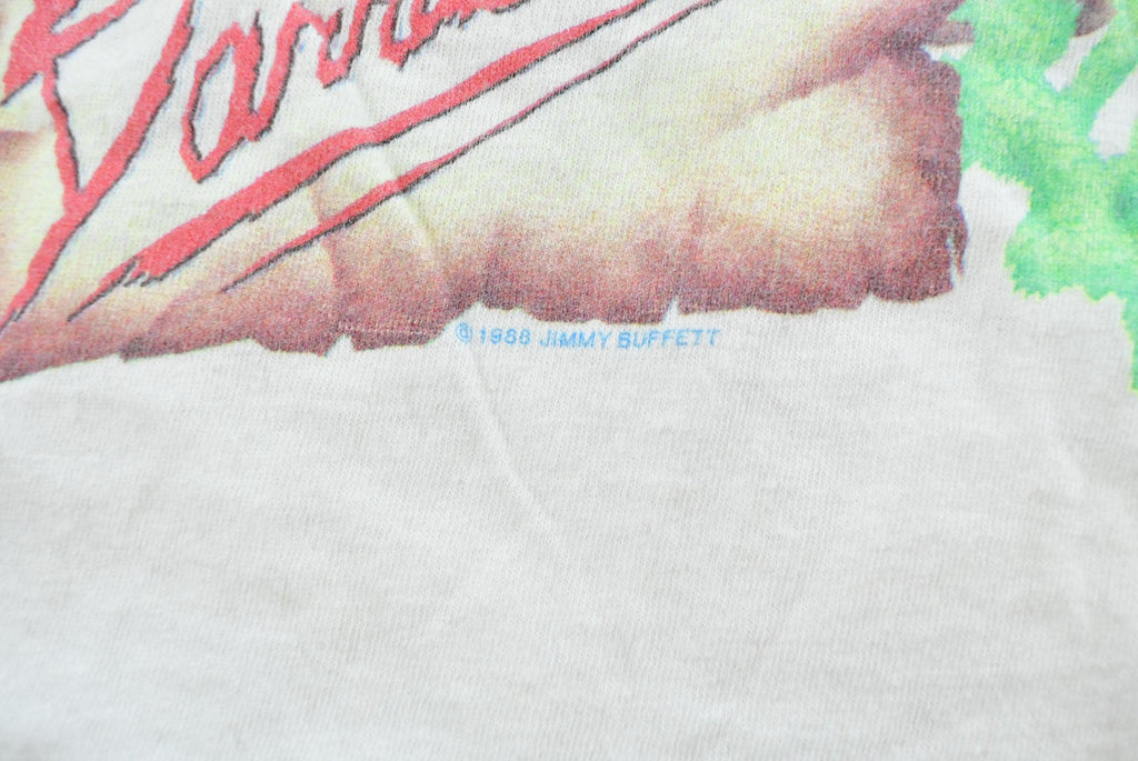 Vintage 1988 Jimmy Buffett Barracuda Band Rock Concert Music T-Shirt Men's S