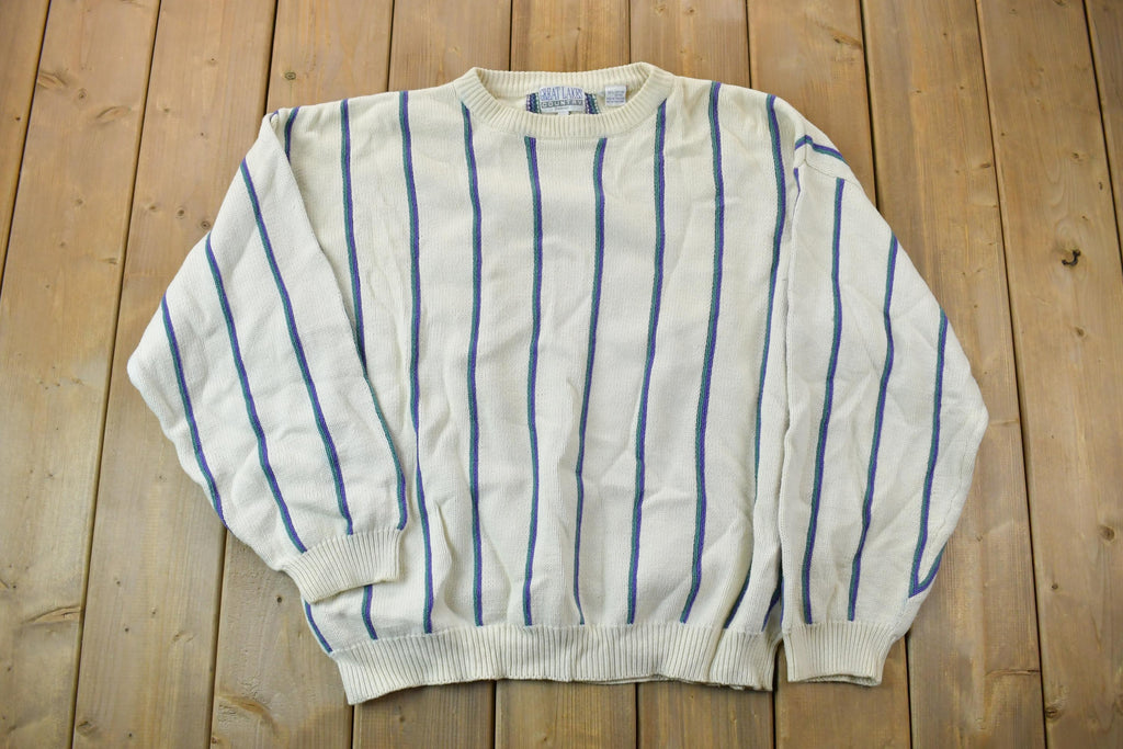 Vintage 1990s Great Lakes Country Knit Crewneck Sweater