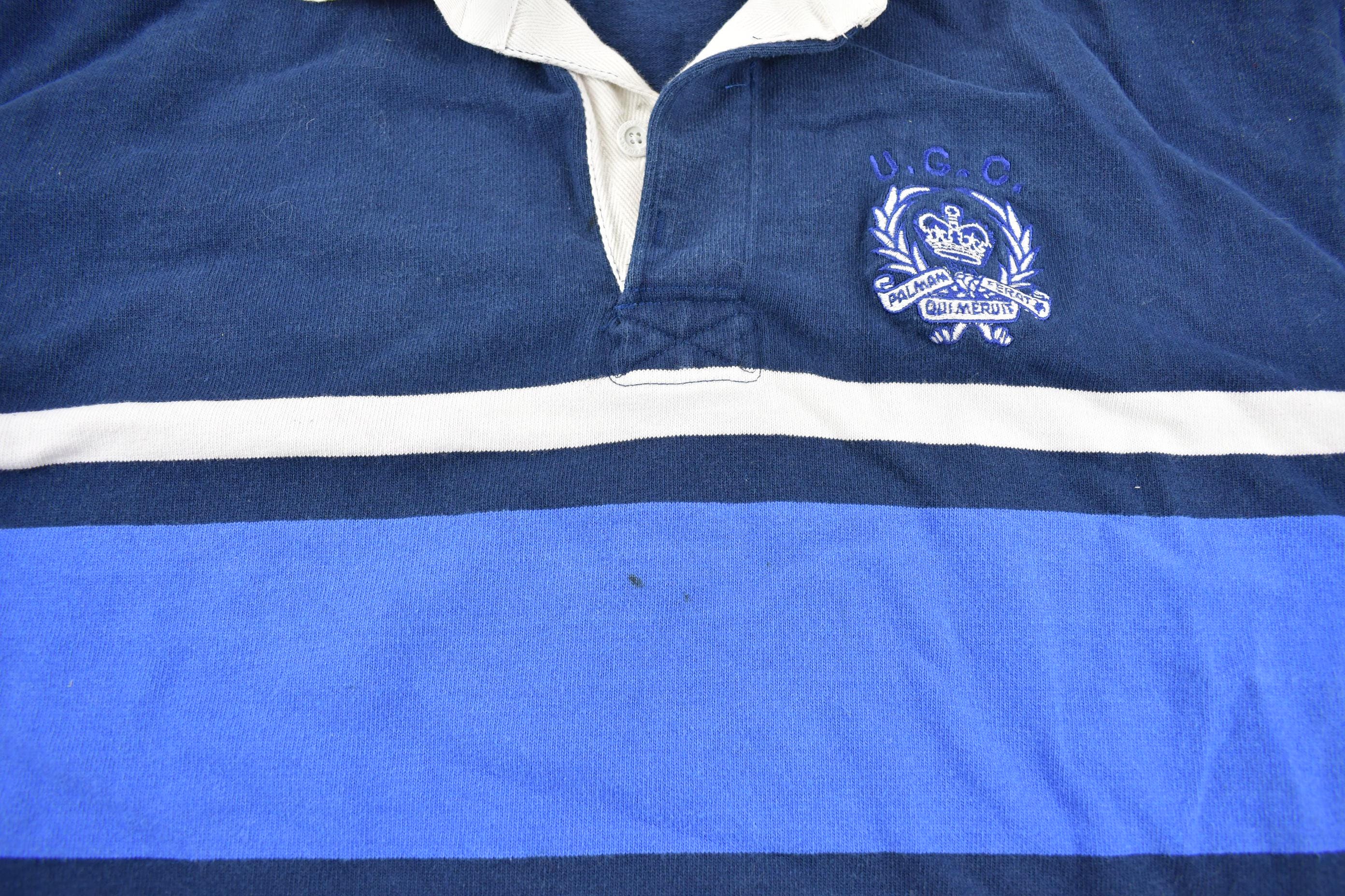 Vintage 1990s UGC Collegiate Rugby Sweater Made In Canada