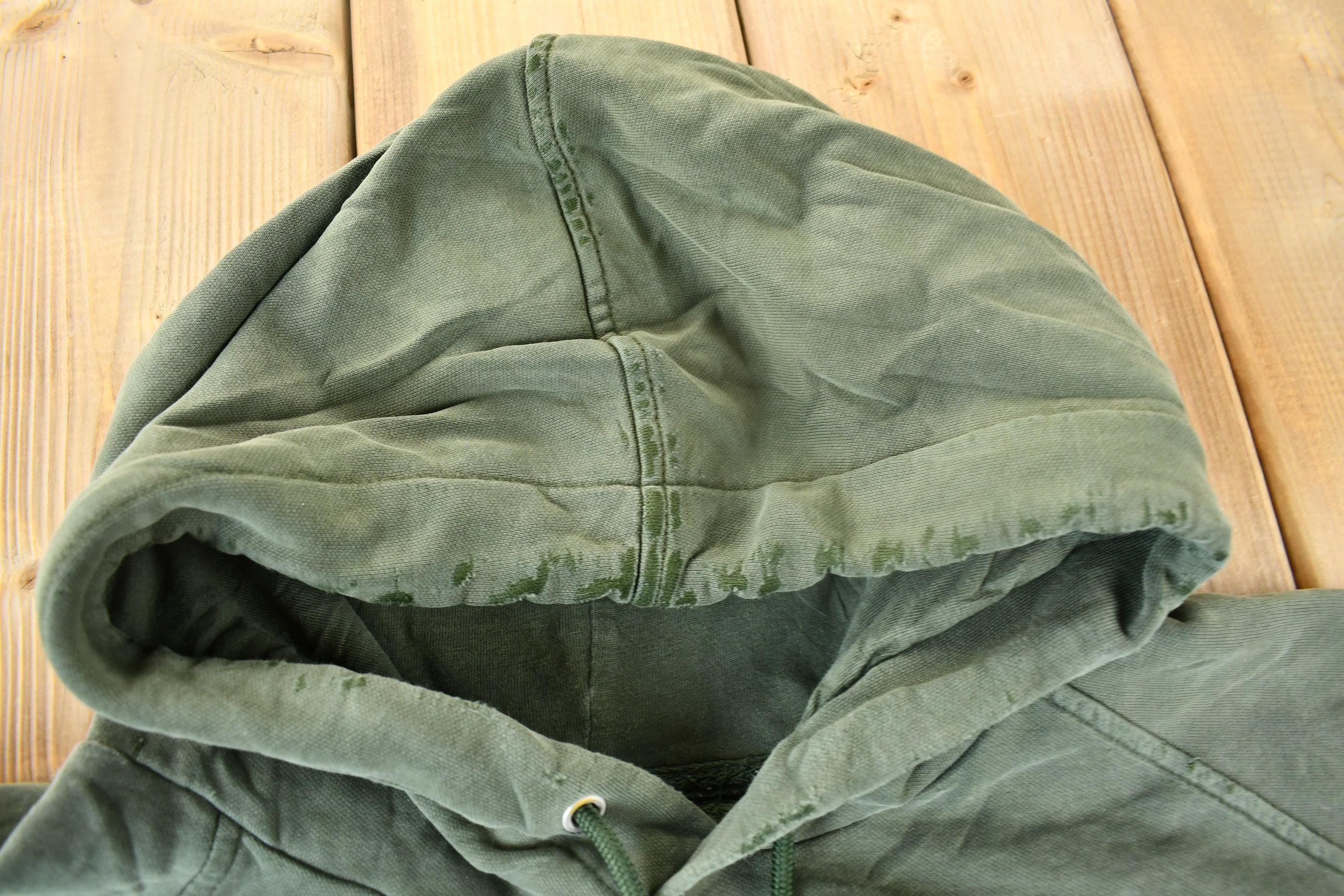 Vintage Y2K Nike Mini Swoosh Hoodie / Green Nike Hoodie / Nike Swoosh / Embroidered / Nike Hoodie Size XXL