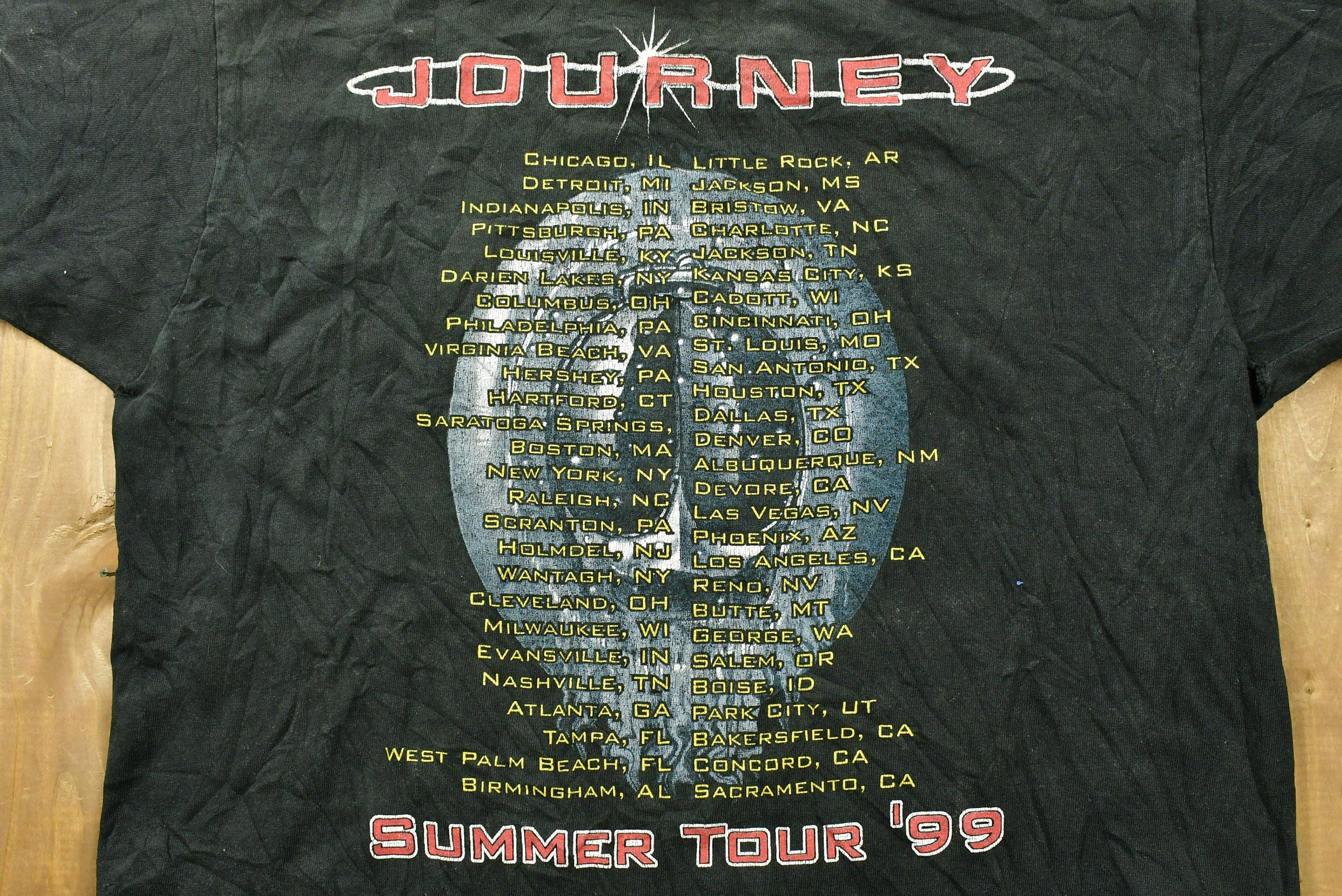 Vintage 1999 Journey Summer Tour Band T-shirt