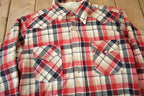 Vintage 1980s Pendleton High Grade Western Wear Plaid Button Up Shirt