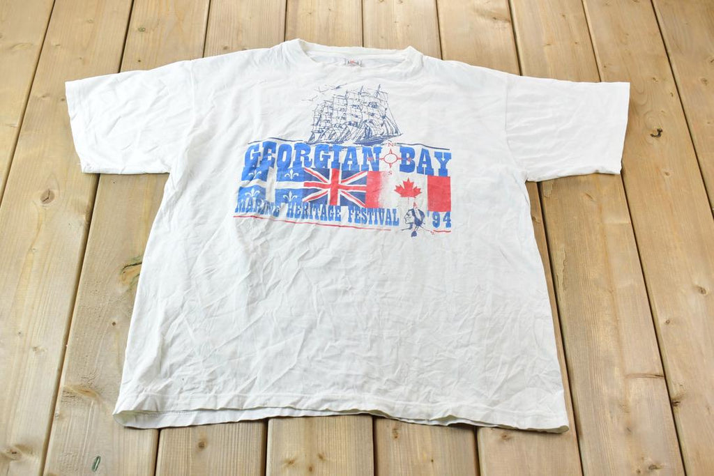 Vintage 1994 Souvenir Georgian Bay Festival T-Shirt