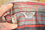 Vintage 1980s Five Brother Plaid Flannel Button Up Shirt Mens XL