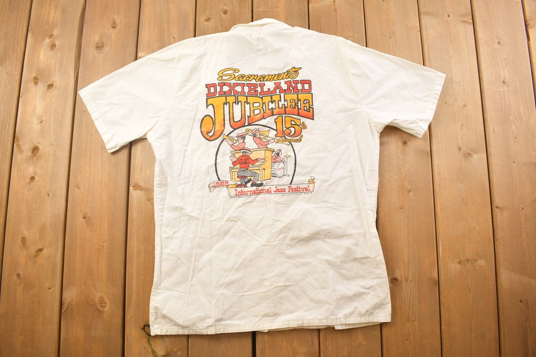 Vintage 1988 Sacramento Dixieland Jubilee Button Up Shirt