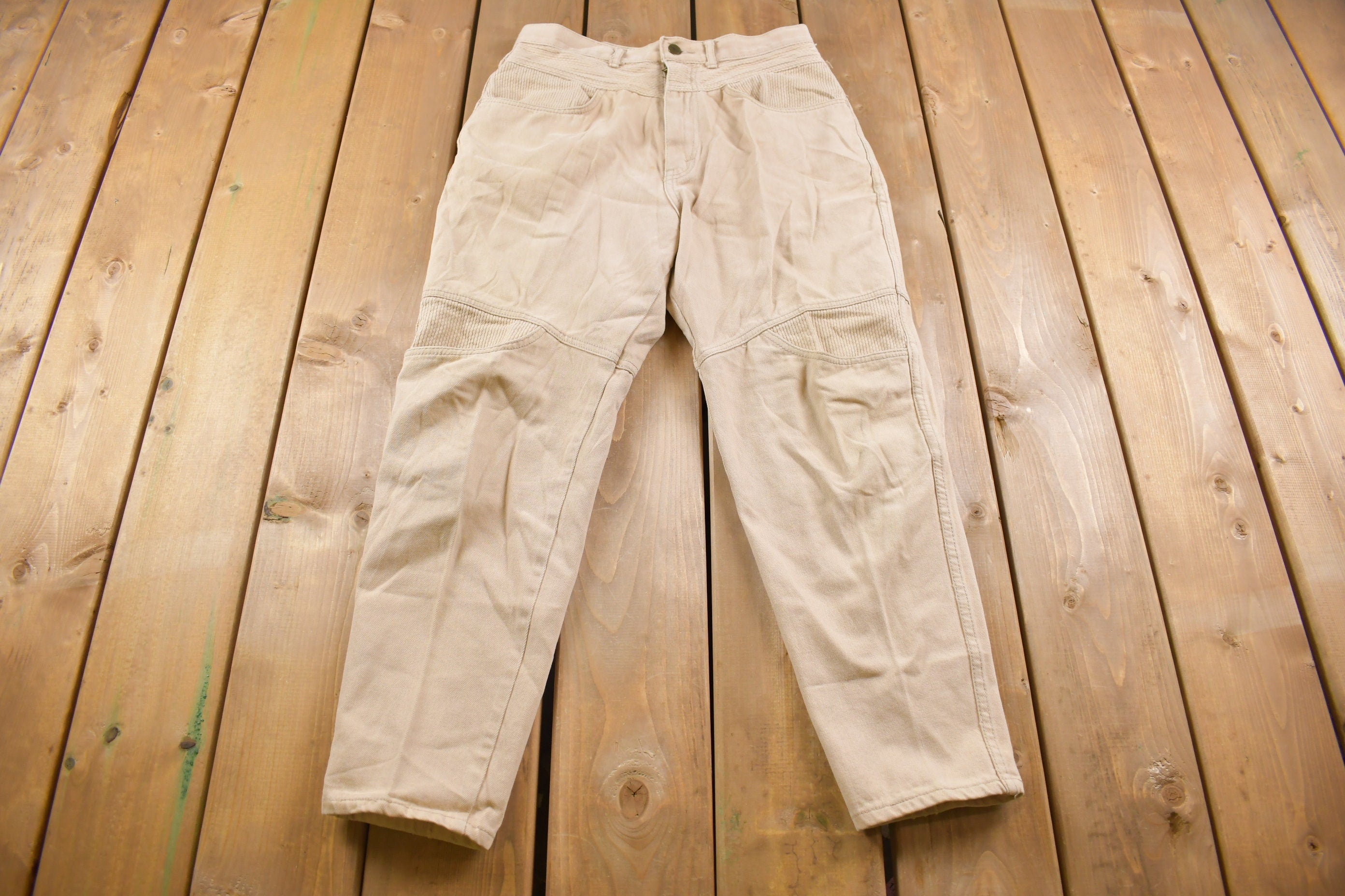 Vintage 1990's Gitano Beige Pants 30 x 26