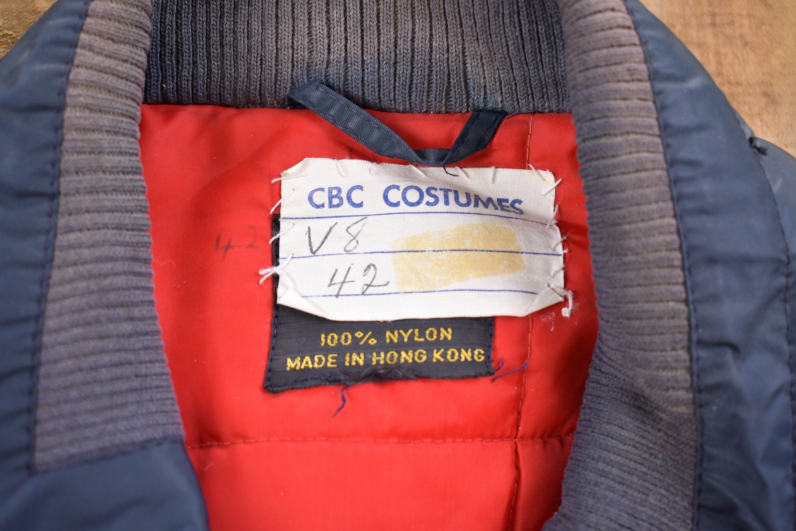 Vintage 1980s Nylon CBC Costume Puffer Jacket