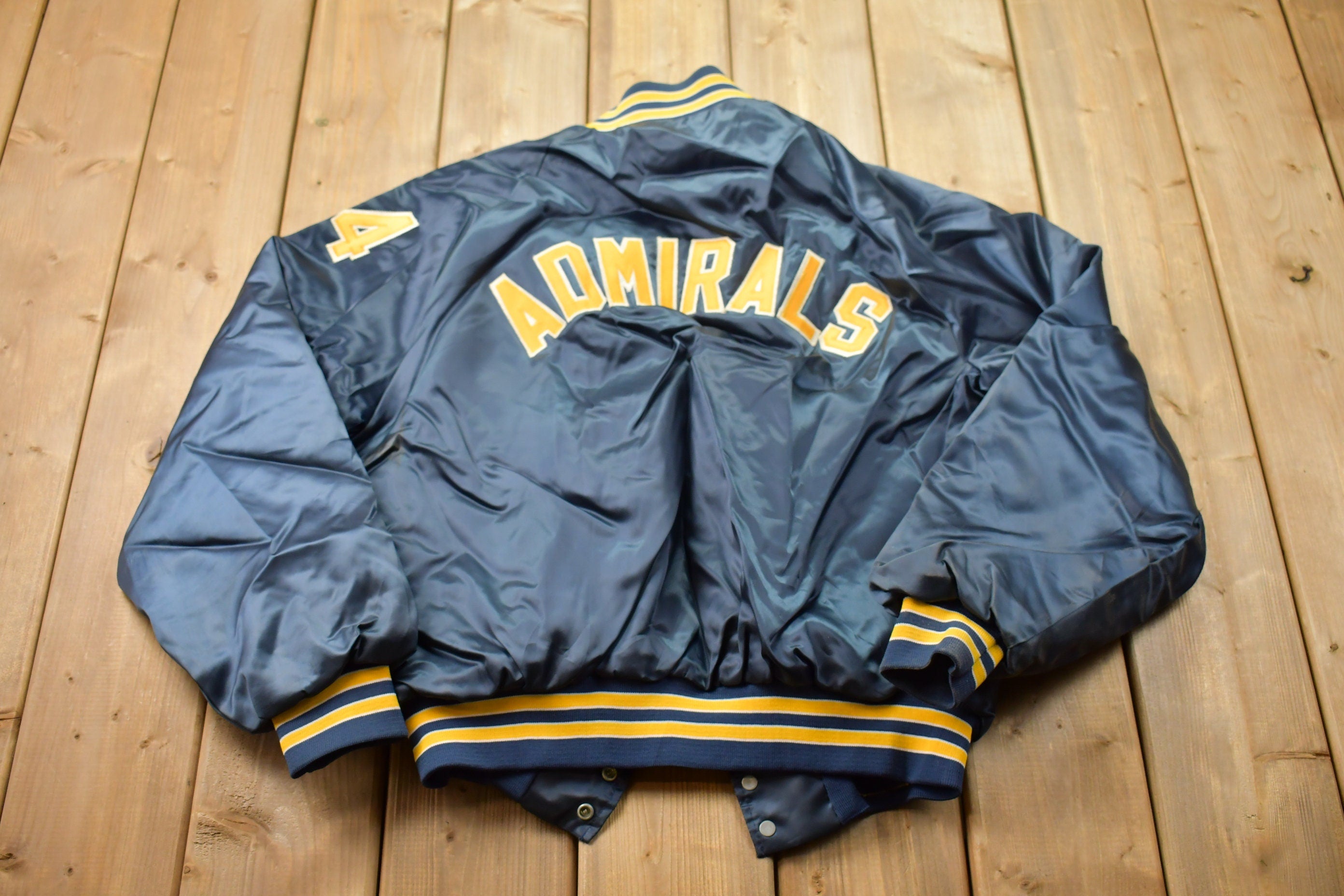 Vintage 1980s King Louie Satin Bomber Jacket Jacket