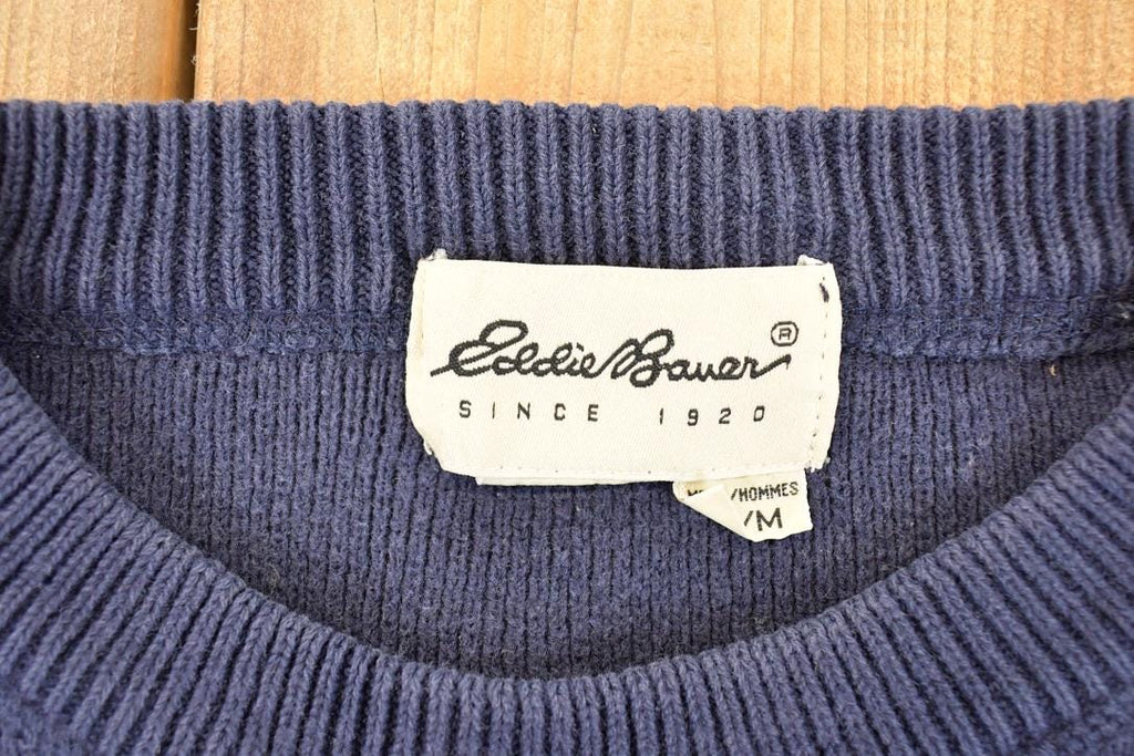 Vintage 1990s Eddie Bauer Knit Crewneck Sweater Men's M