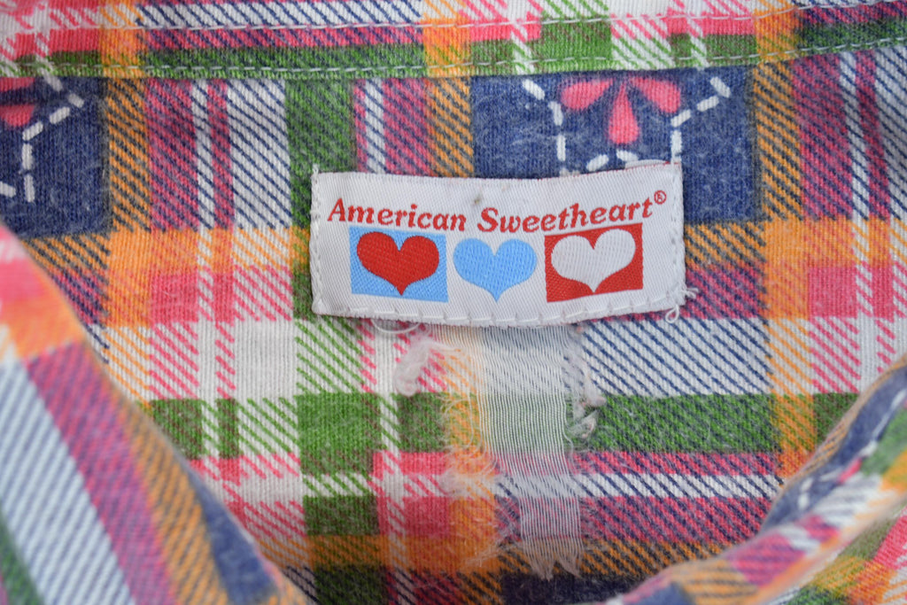 Vintage 1990s South Western American Sweetheart Button Up Shirt
