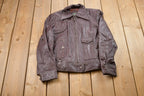 Vintage 1980s Kinetic Leather Jacket