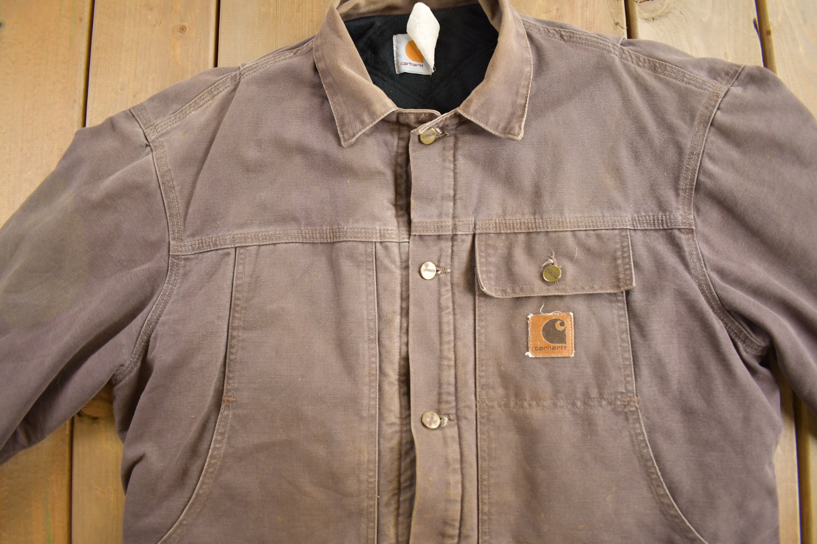 Vintage 1980s Brown Carhartt Field Coat