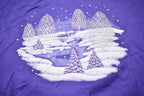 Vintage 1990s Cute Winter Theme Double Neck Crewneck