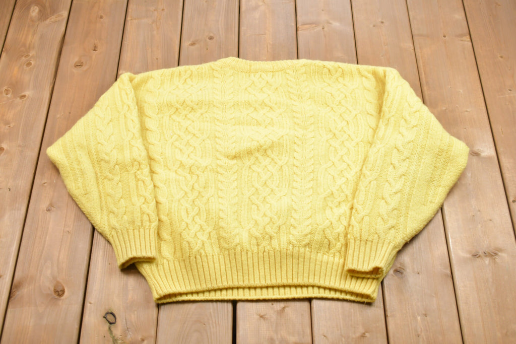 Vintage Mac Gordon 3D Cable Knitted Sweater