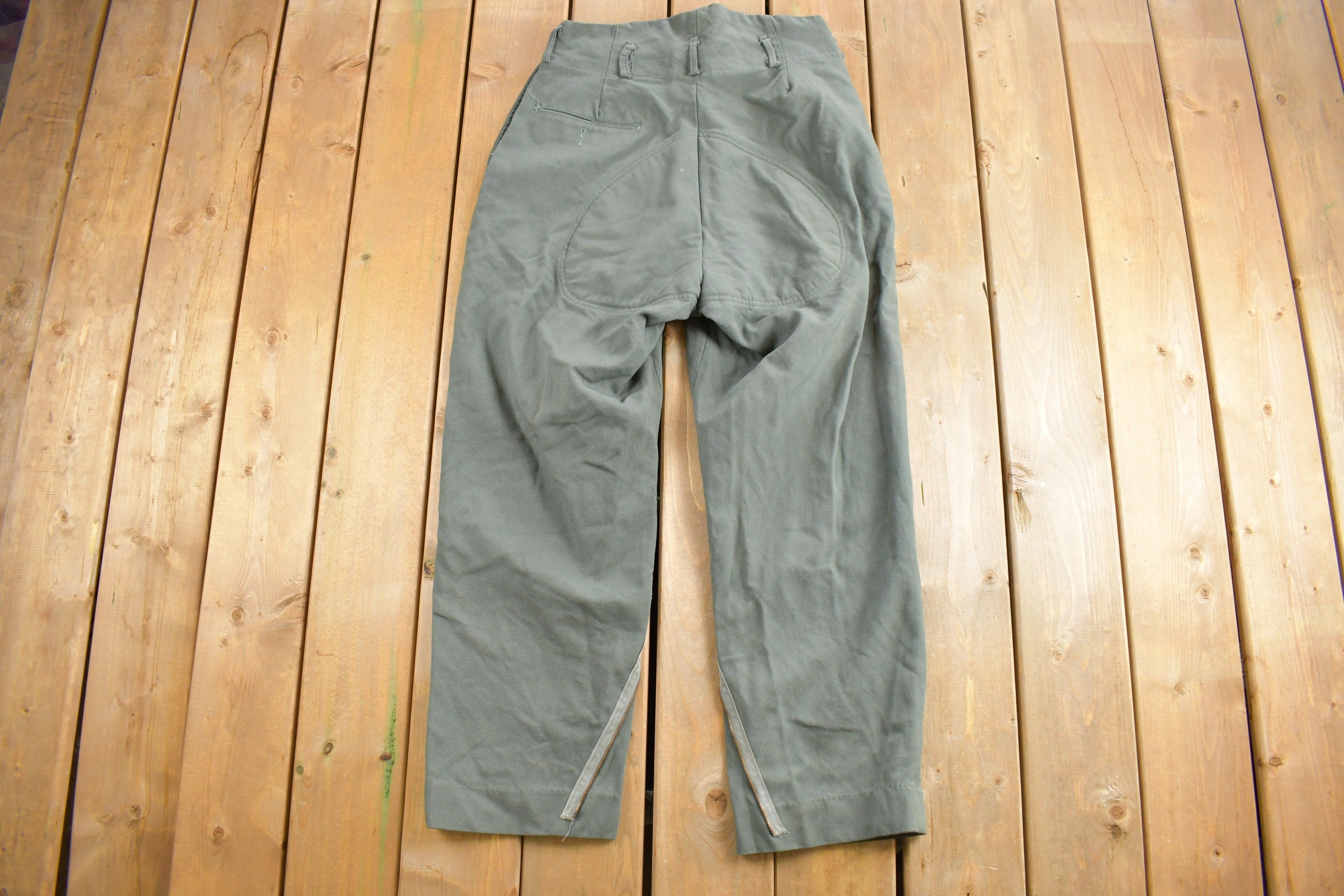 Vintage 1950s Type E-1C Military Trousers Size 31 x 28