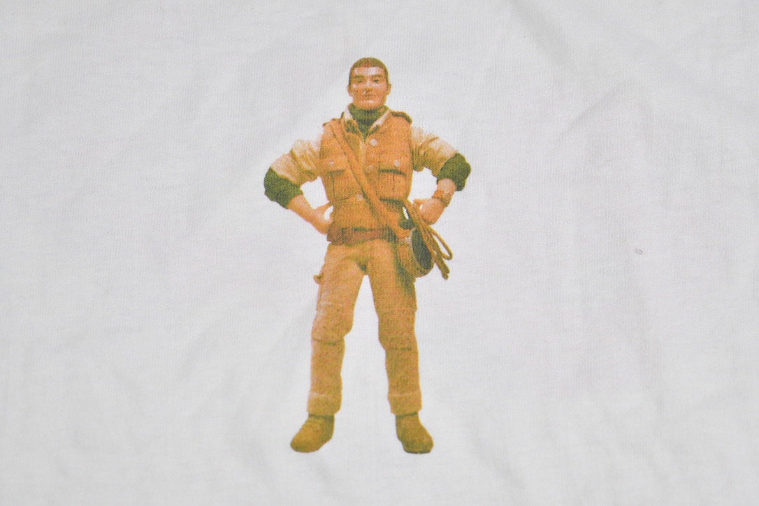 Vintage 1990s Nissan GI Joe Barbie Graphic T-Shirt