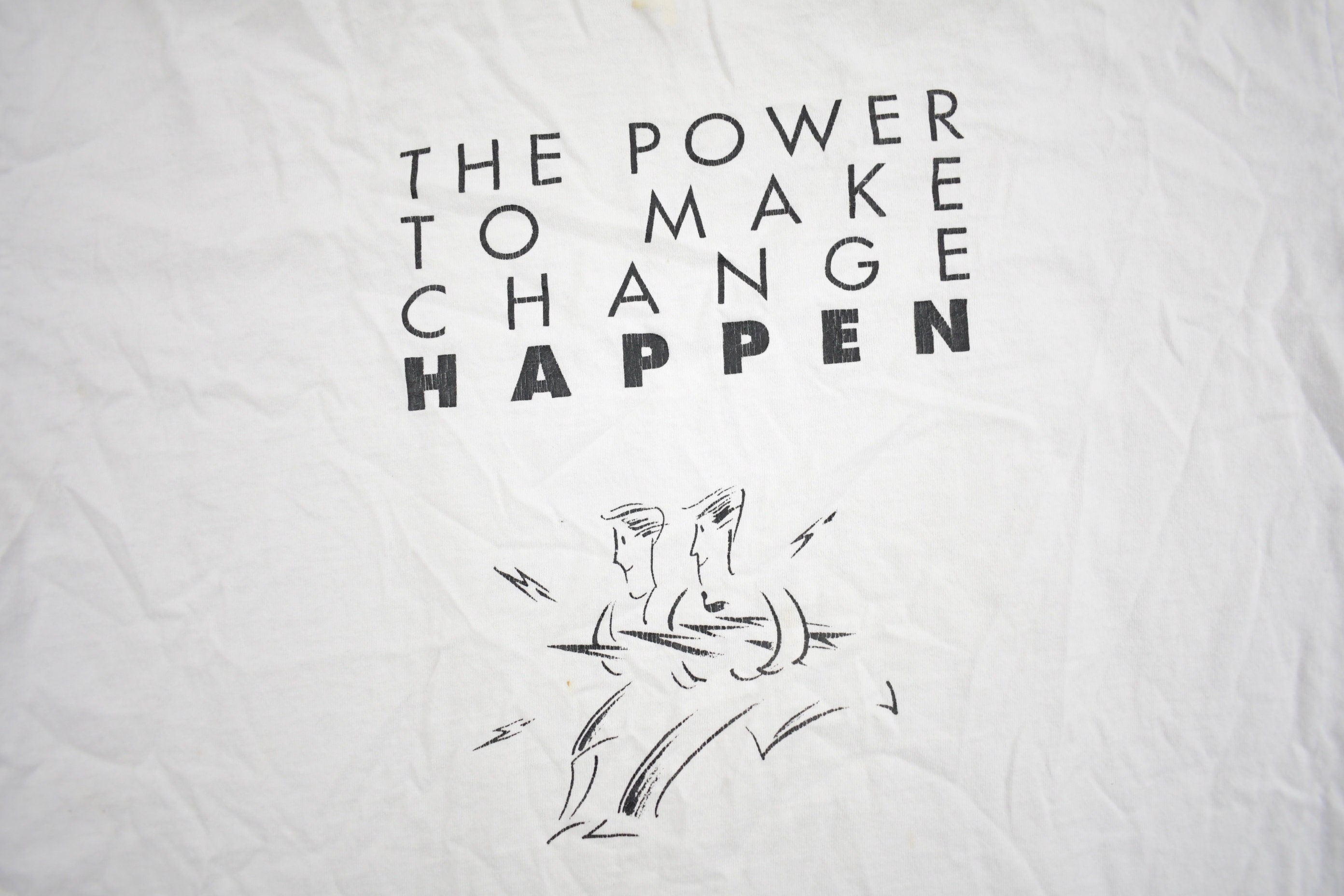Vintage 1990s The Power To Make Change Happen Graphic T Shirt  Vintage T Shirt  MICA Continuous Learning  Graphic Tee  Single Stitch