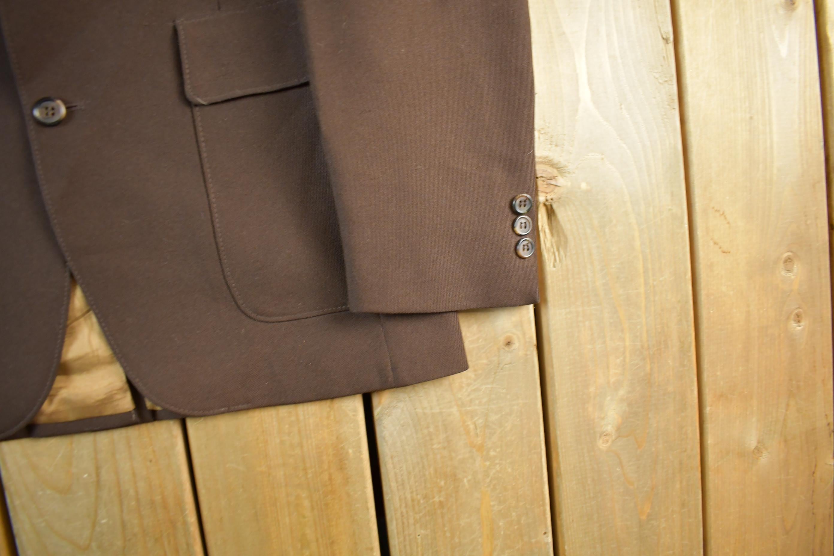 Vintage 1970s Levi's Action Suit Button Up Blazer Jacket Men's 40L