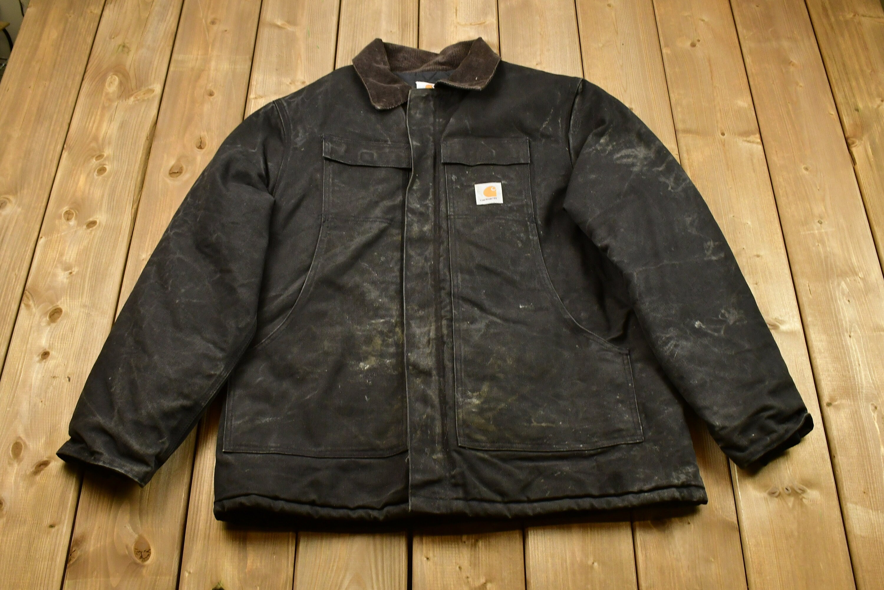 Vintage 1990s Distressed Carhartt Chore Coat