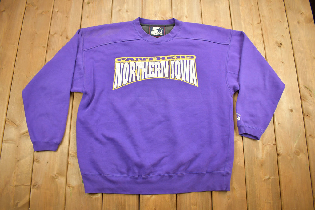 Vintage 1990s Northern Iowa Starter Crewneck Sweatshirt
