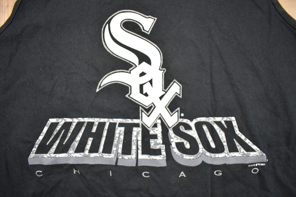 Vintage 1997 Chicago White Sox MLB True Fan Tank Top T-Shirt