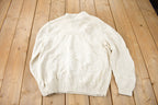 Vintage Y2K Chaps Embroidered Logo Quarter Zip Knit Sweater Size XL