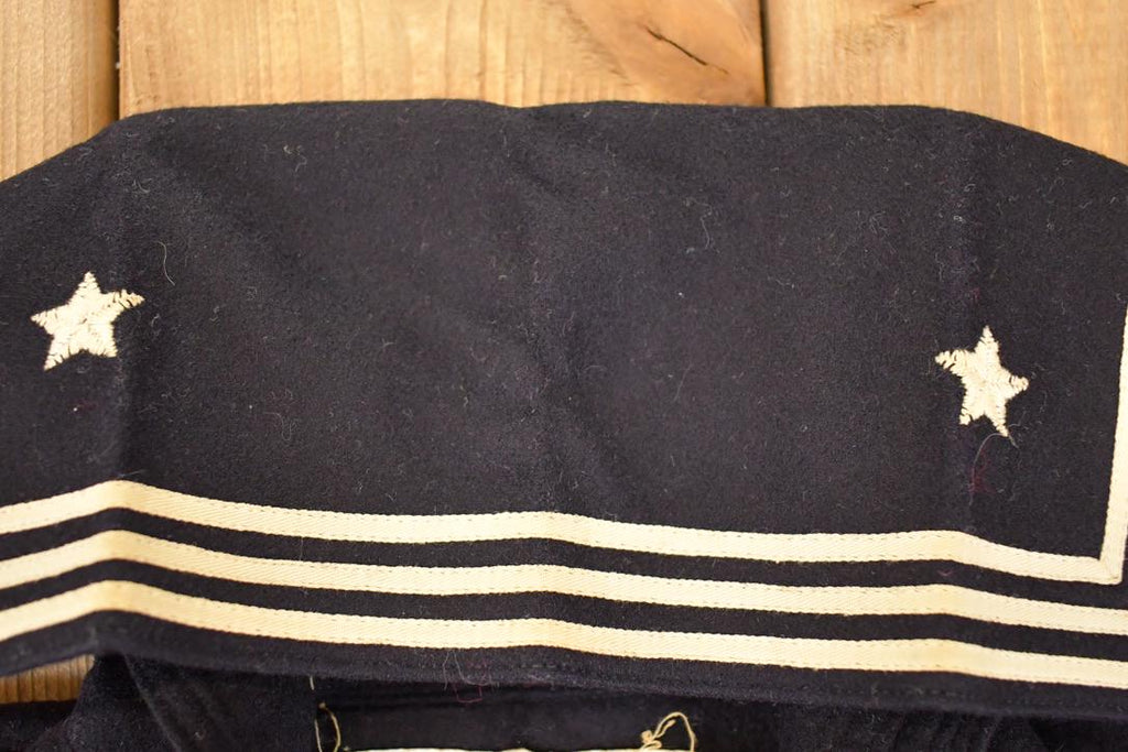 Vintage 1940s Navy Sweatshirt Mens S /