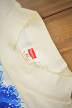 Vintage 1980s Takaoka Beach Club Surfing Graphic Souvenir T Shirt