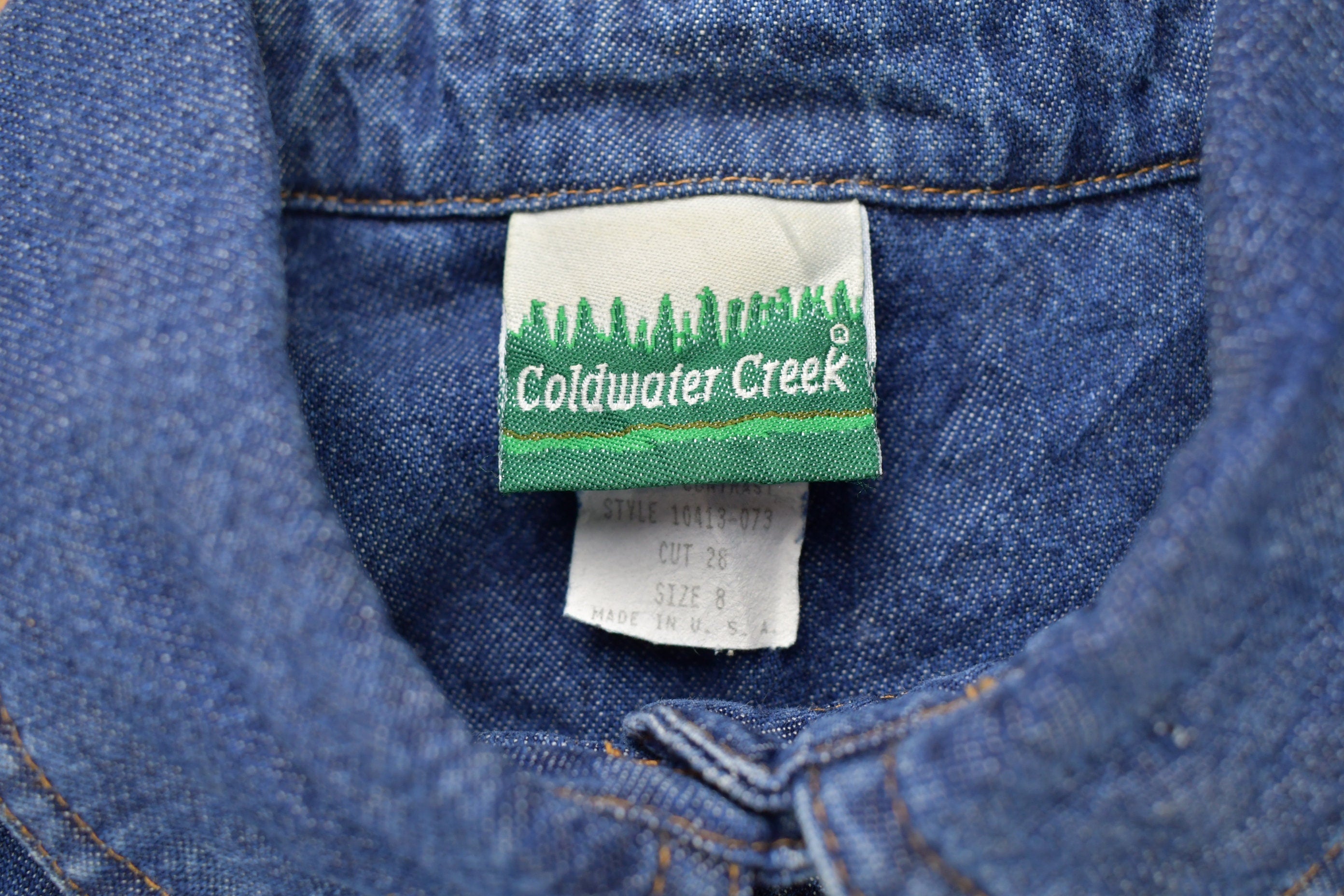Vintage 1990s Coldwater Creek Blank Button Up Shirt