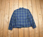 Vintage 1970s Pendleton 100% Wool Plaid Jacket
