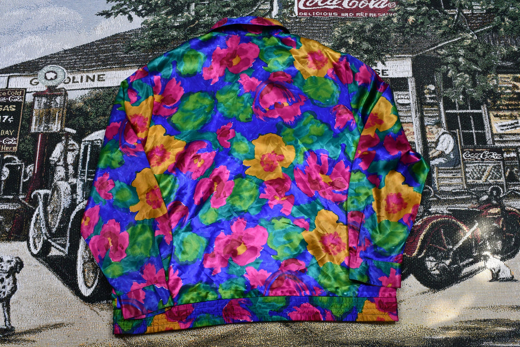 Vintage 1990s Russ All Over Print Button Up Shirt