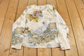 Vintage Y2K Susan Lawrence Floral Blouse Longsleeve Shirt Women's XL / All Over Print / Maps Geography