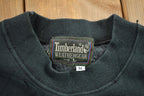 Vintage 1990s Timberland Weathergear Ball Hat Embroidered Crewneck Sweatshirt