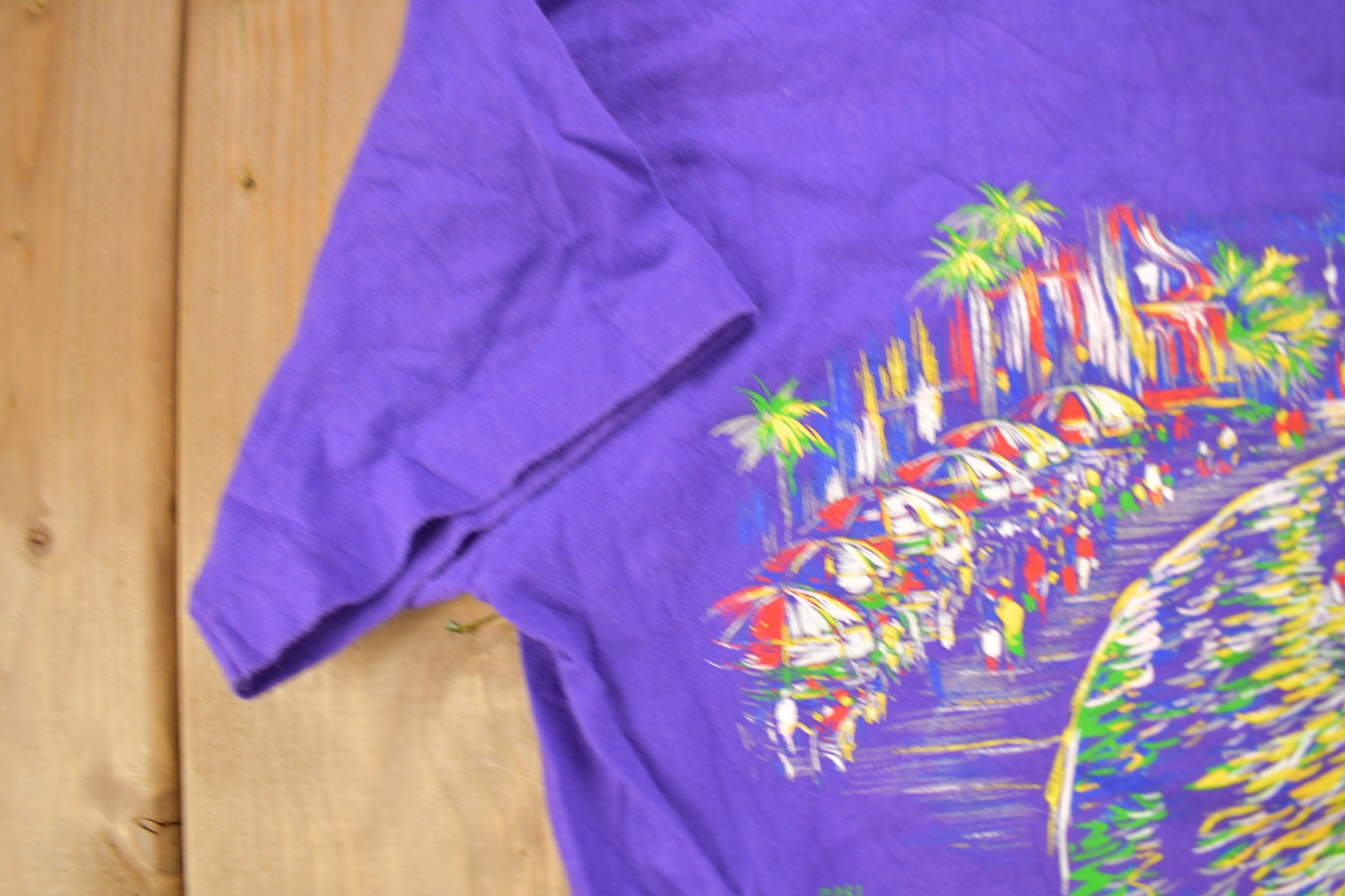 Vintage 1990s San Antonio Graphic Souvenir T Shirt