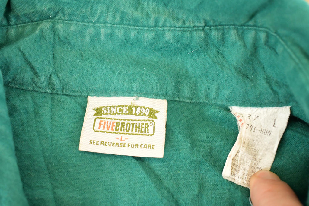 Vintage 1990s Five Brothers Outdoorsman Button Up Shirt Men's M