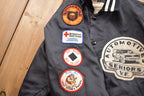 Vintage 1990s Embroidered Don Allerson Athletic Senior Automotives Windbreaker Jacket  Light Jacket  Vintage Windbreaker  Patchhwork