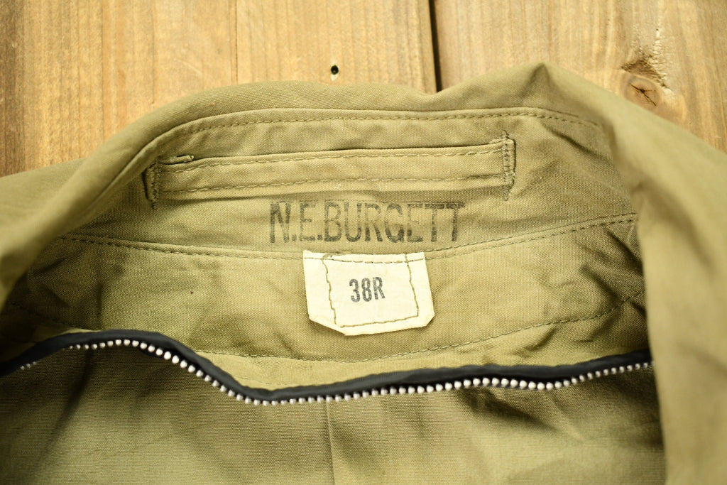Vintage 1980s Military Trench Coat