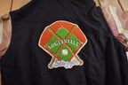Vintage 1990s Louisville Slugger Baseball Leather Varsity Jacket