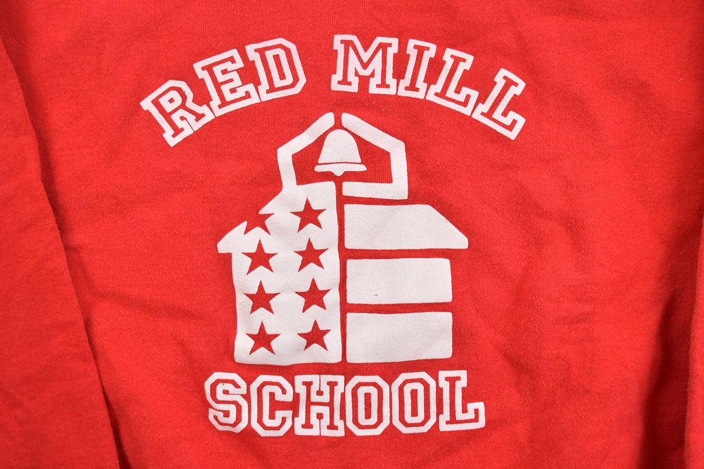 Vintage 1990s Red Mill School Crewneck Sweatshirt