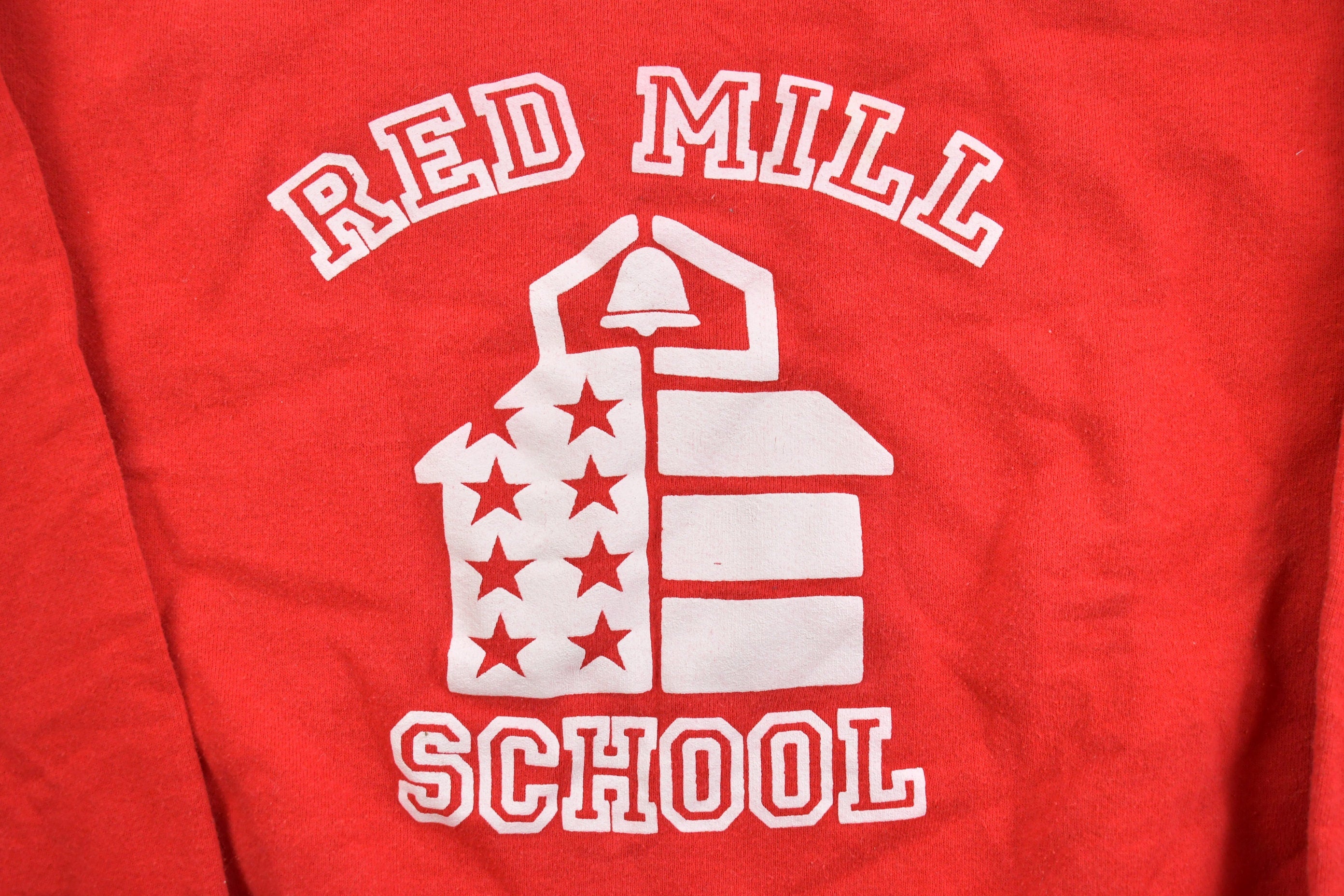 Vintage 1990s Red Mill School Crewneck Sweatshirt